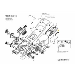 HANDLE GRASS BOX 092.48.962 ORIGINAL MTD | NewgardenParts.com