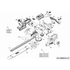 INTERRUTTORE DI GRILLETTO POSTERIORE 731-10801 ORIGINALE MTD