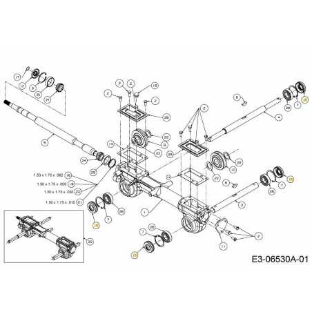 Joint d'arbre 721-04232 d'origine MTD | NewgardenParts.com