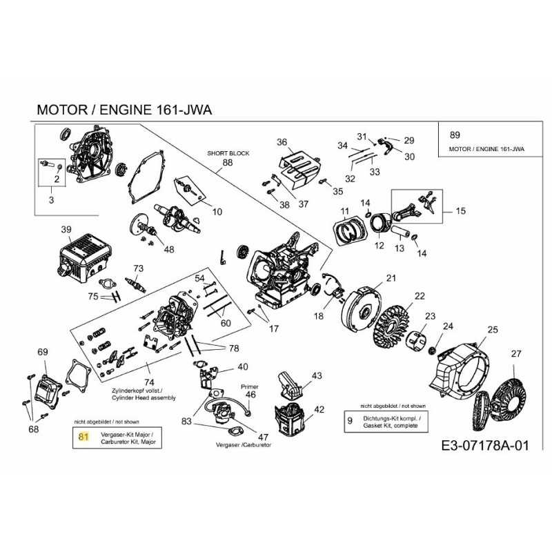 Vergaser-Reparatursatz, Major 751-10948 Original MTD Vergaser-Reparatursatz, Major 751-10948 Original MTD