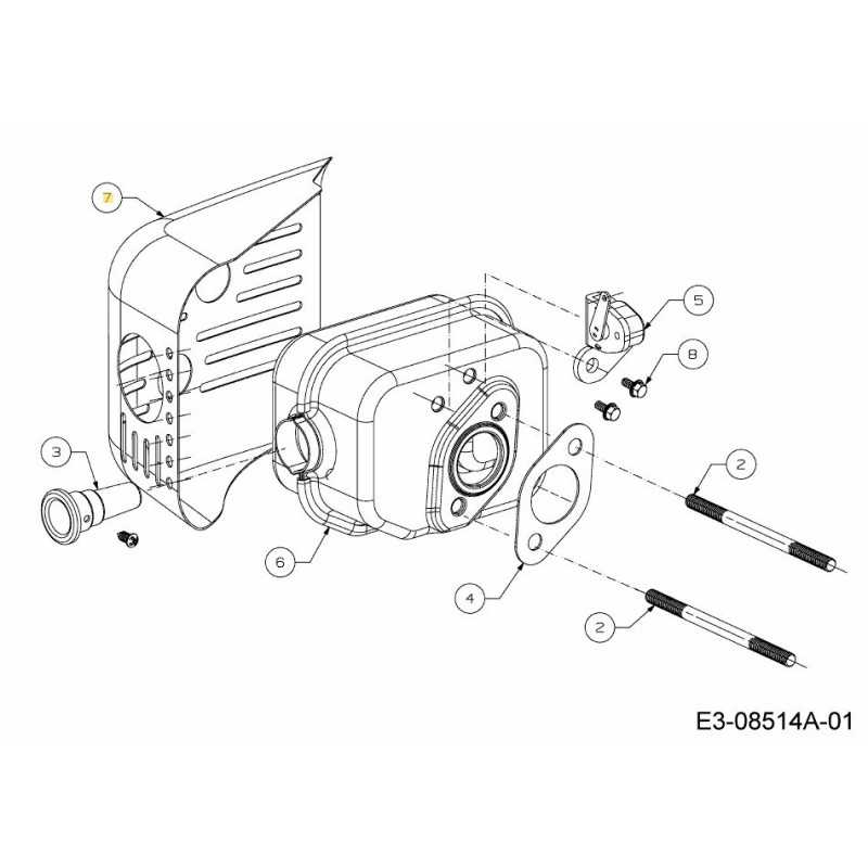 PROTECCIÓN DEL SILENCIADOR 751-14430 ORIGINAL MTD