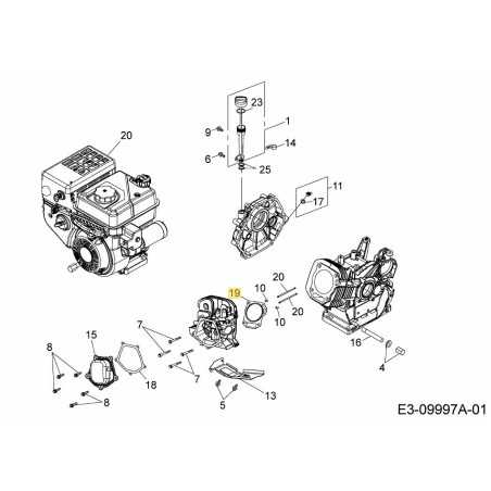 GASKET CYLINDER HEAD 751-12076 ORIGINAL MTD | NewgardenParts.com