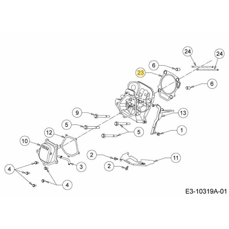 GUARNIZIONE TESTATA CILINDRO 751-12094 ORIGINALE MTD