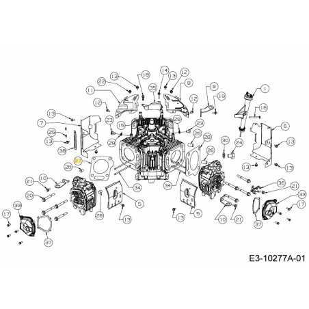GASKET CYLINDER HEAD LH 721-04912 ORIGINAL MTD | NewgardenParts.com