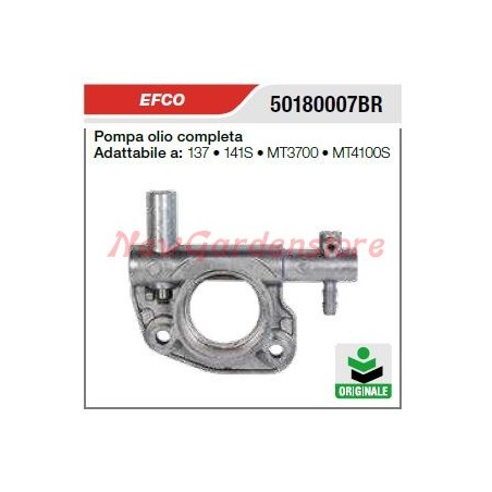 Pompa olio EFCO motosega 137 141S MT3700 MT4100S 50180007BR | NewgardenParts.com