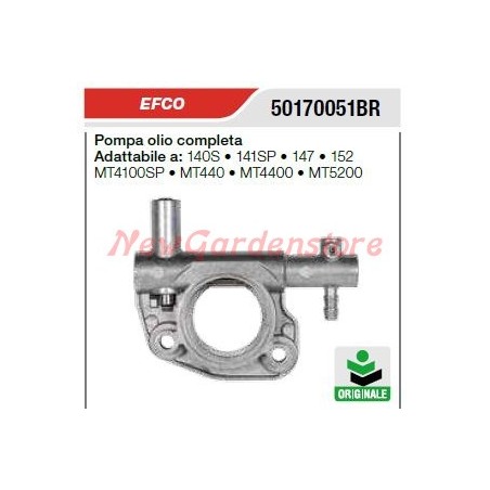 Pompa olio EFCO motosega 140S 141SP 147 152 50170051BR | NewgardenParts.com