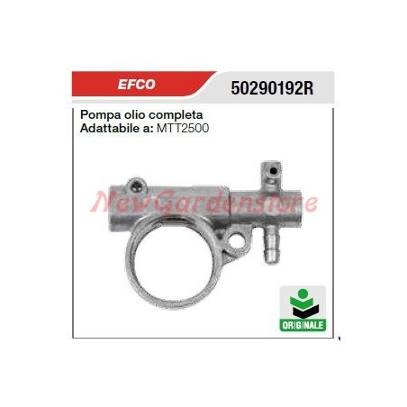 Pompa olio EFCO motosega MTT2500 50290192R | NewgardenParts.com