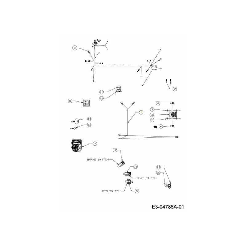 Kabelbaumbaugruppe: Universal: Scheinwerfer 629-04133B Original MTD Kabelbaumbaugruppe: Universal: Scheinwerfer 629-04133B Original MTD