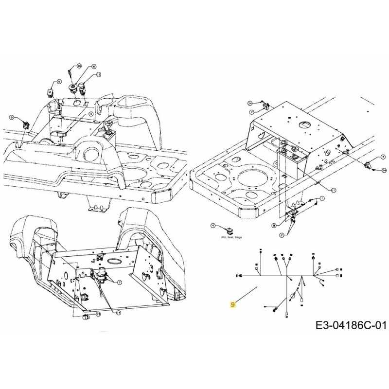 WIRE HARNESS 725-04847C ORIGINAL MTD