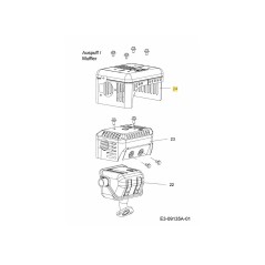 PROTECCIÓN TÉRMICA 751-14310 ORIGINAL MTD | NewgardenParts.com