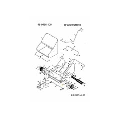 BOUTON DE RÉGLAGE DE LA HAUTEUR AF-40891 ORIGINAL MTD | NewgardenParts.com