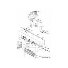 Sechskantschraube: Gewinde: M6x16 DIN 7500-1 710-06324 Original MTD