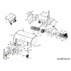HINGE AXLE SWEEPER 723-05010 ORIGINAL MTD | NewgardenParts.com