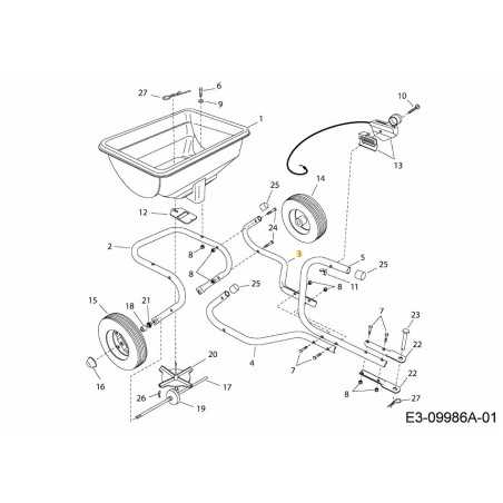 TUBO DI ATTACCO SINISTRO AF-49087 ORIGINALE MTD | NewgardenParts.com