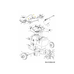 TUBO AF-47392 ORIGINALE MTD | NewgardenParts.com