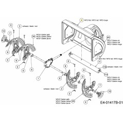 CARCASA DE SINFÍN 684-04166A-R ??ORIGINAL MTD | NewgardenParts.com