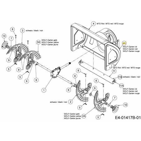 BOÎTIER DE TARÉE 684-04166AWR ORIGINAL MTD | NewgardenParts.com