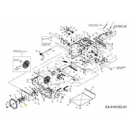 COUVERCLE, ROULEMENT 741-0163A MONTÉ D'ORIGINE | NewgardenParts.com