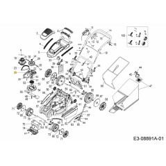 CARCASA MOTOR Y VENTILADOR 731-10702 ORIGINAL MTD | NewgardenParts.com