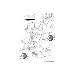 CONJUNTO DE CARCASA PRINCIPAL AF-42497 ORIGINAL MTD