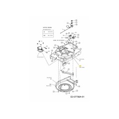 BOÎTIER SUPÉRIEUR CC JAUNE 781-04223-CY ORIGINAL MTD