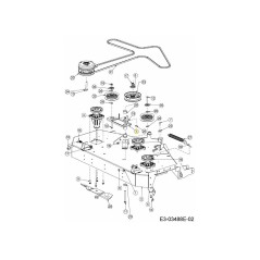 ARM IDLER PULLEY 603E05284 ORIGINAL MTD | NewgardenParts.com