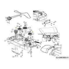 Spannrolle 5,0" 756-05053A ORIGINAL MTD | NewgardenParts.com