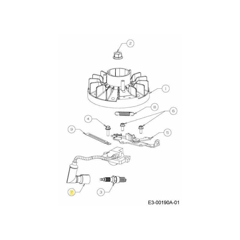 BOBINA DE ENCENDIDO 725-07165 ORIGINAL MTD