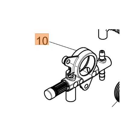 Pompe à huile pour tronçonneuse GST360 OLEOMAC d'origine | NewgardenParts.com