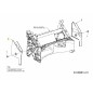 SUPPORTO MANIGLIA DESTRO 731-10503 ORIGINALE MTD