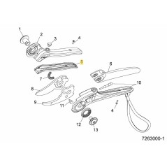 tazza inferiore 7304103 ORIGINALE MTD | NewgardenParts.com