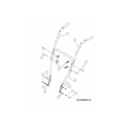 SUPPORTO TRAMOGGIA TUBO SX 749-04309 ORIGINALE MTD | NewgardenParts.com
