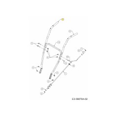 TUBO DE COLUMNA DERECHO 749-05672637 ORIGINAL MTD