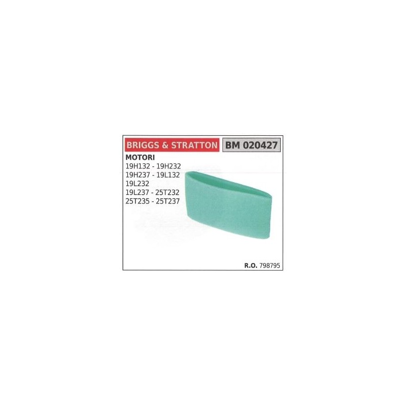 Prefiltro aria BRIGGS&STRATTON rasaerba tosaerba tagliaerba 19H132