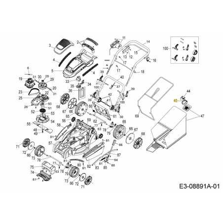 INDICATION GRASBAG FULL BTM 731-10989 ORIGINAL MTD | NewgardenParts.com