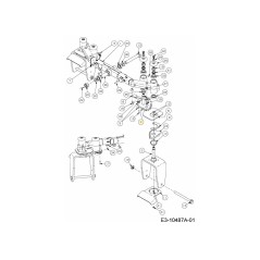 ENGRANAJE DE DIRECCIÓN DERECHO 680-00538 ORIGINAL MTD | NewgardenParts.com