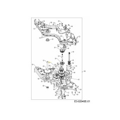 Ensemble pignon 9T 617-0060A ORIGINAL MTD