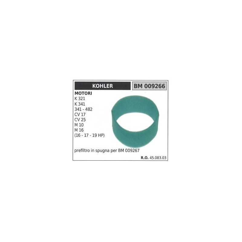 KOHLER sponge air prefilter lawn tractor K 321 341 HP 17 25 009266