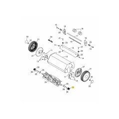 PIGNON GAUCHE TC30S 3628109 ORIGINAL MTD