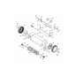 PINION LEFT TC30S 3628109 ORIGINAL MTD
