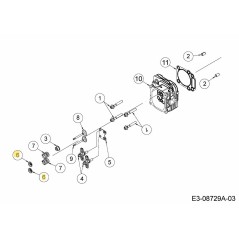 Einlassventil-Federhalter 751-12000 Original MTD | NewgardenParts.com