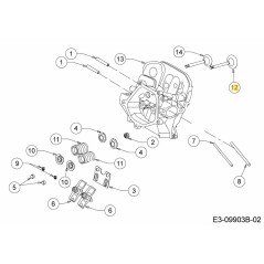 VÁLVULA DE ADMISIÓN 751-15777 ORIGINAL MTD | NewgardenParts.com
