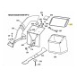 TELAIO DEL RICEVITORE 6110452 ORIGINALE MTD
