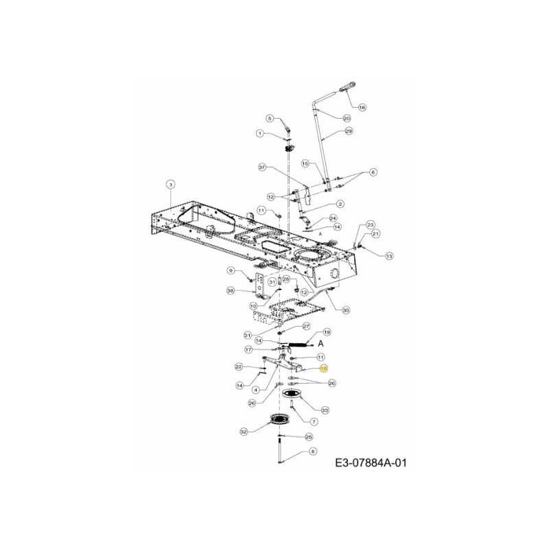 SUPPORT DE COURROIE 732-1013A ORIGINAL MTD