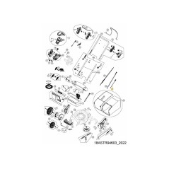 ADAPTATEUR DE FAISCEAU DE PRISE DE FORCE 092.69.032 ORIGINAL MTD
