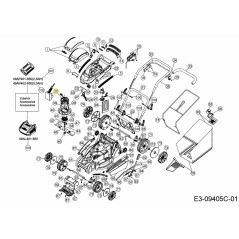 KIT MOTOR SOPLADOR/ASPIRADOR 40V 753-10784 ORIGINAL MTD | NewgardenParts.com