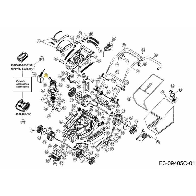 KIT MOTOR SOPLADOR/ASPIRADOR 40V 753-10784 ORIGINAL MTD