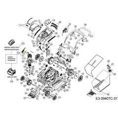 KIT MOTOR SOPLADOR/ASPIRADOR 40V 753-10747 ORIGINAL MTD | NewgardenParts.com