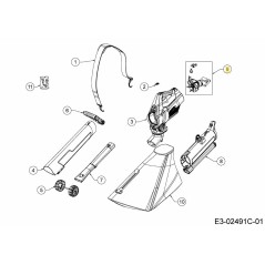 KIT MOTOR SOPLADOR/ASPIRADOR 40V 753-10670 ORIGINAL MTD | NewgardenParts.com