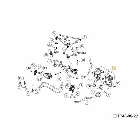 KIT PUMP / FUEL MODULE KH-010258 ORIGINAL MTD | NewgardenParts.com